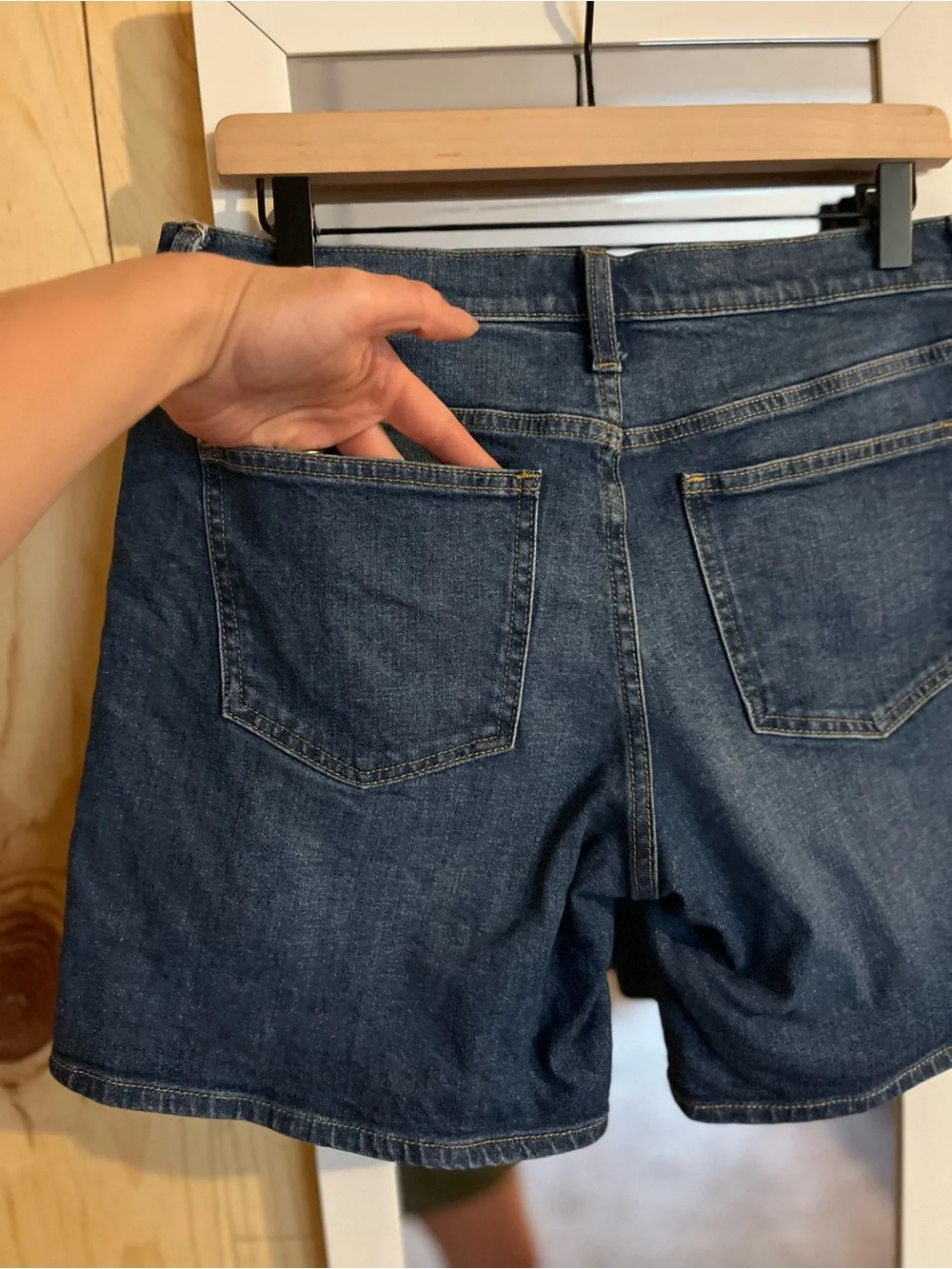 Gap Denim Midi Shorts